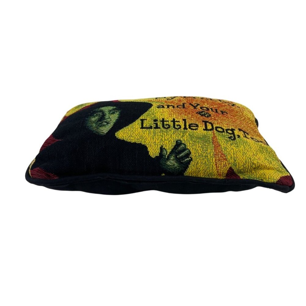 Wizard Of Oz Wicked Witch Tapestry Pillow With "Ill Get You My Pretty" Quote - Picture 4 of 10